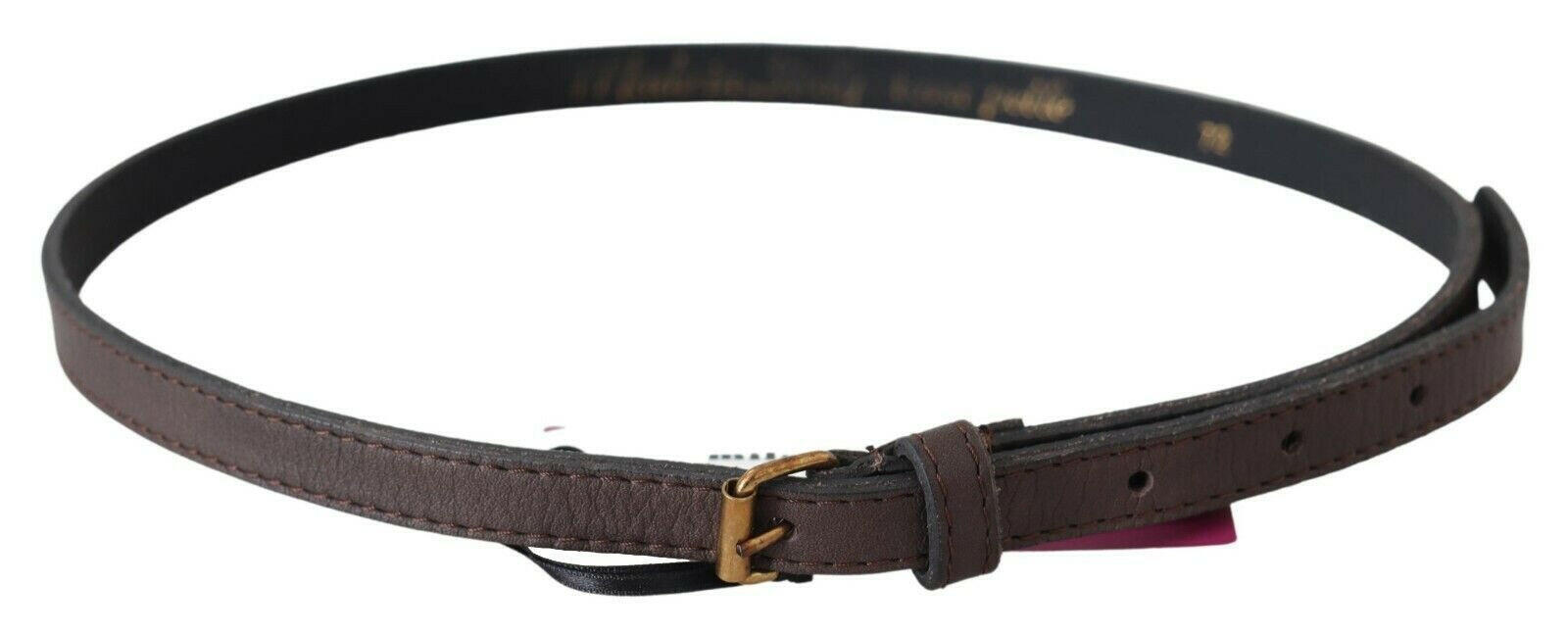 MILA SCHÖN Brown Genuine Leather Skinny Fashion Dark -   -  MILA SCHÖN.