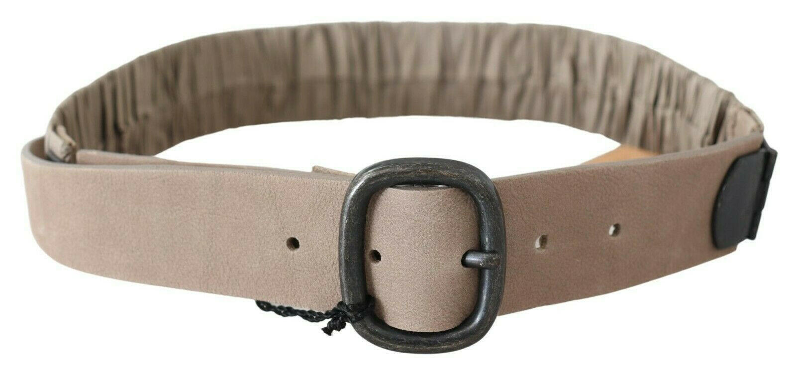 GF Ferre Brown Solid Leather Waist Metal Buckle Belt -   -  GF Ferre.
