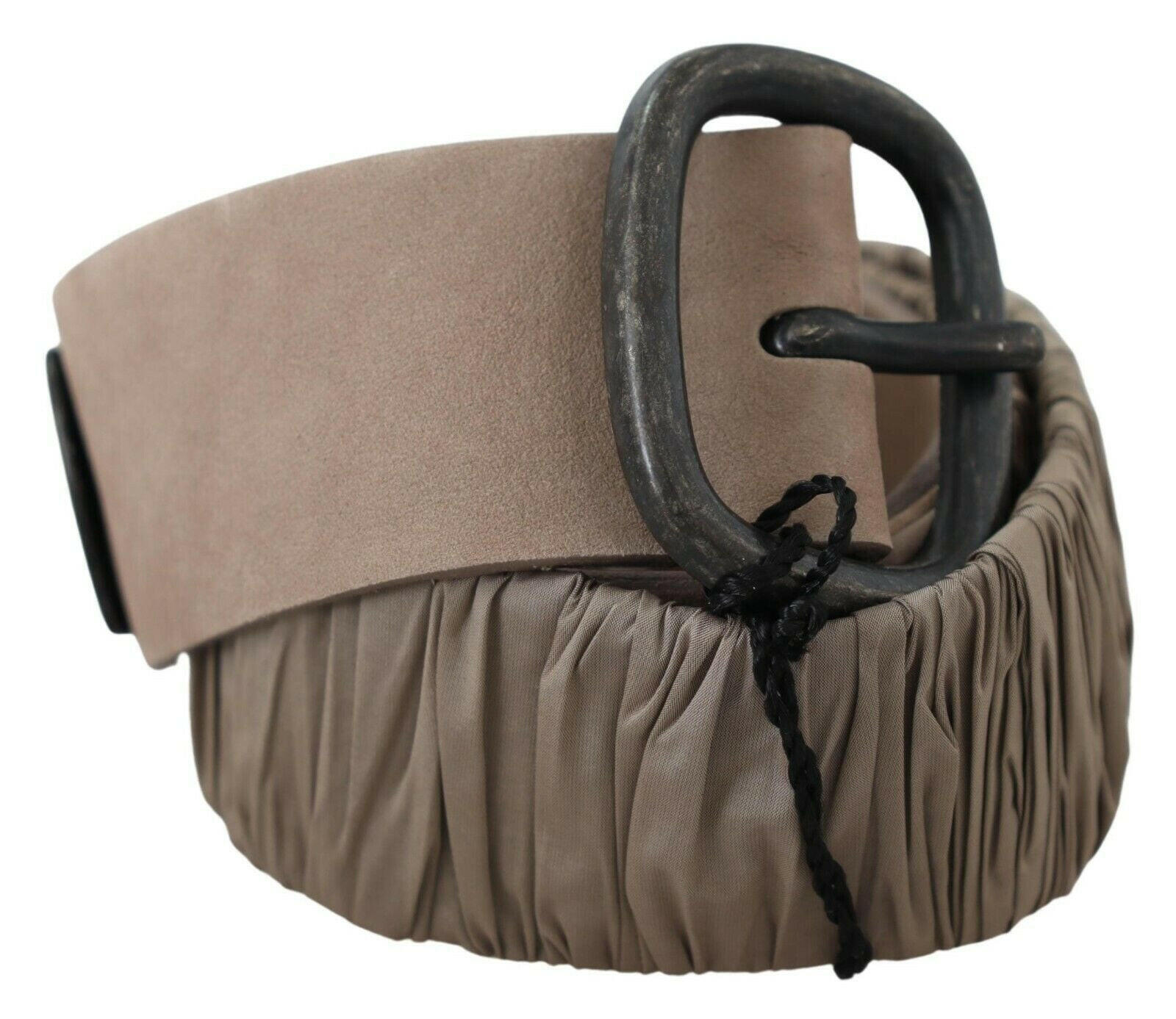 GF Ferre Brown Solid Leather Waist Metal Buckle Belt -   -  GF Ferre.