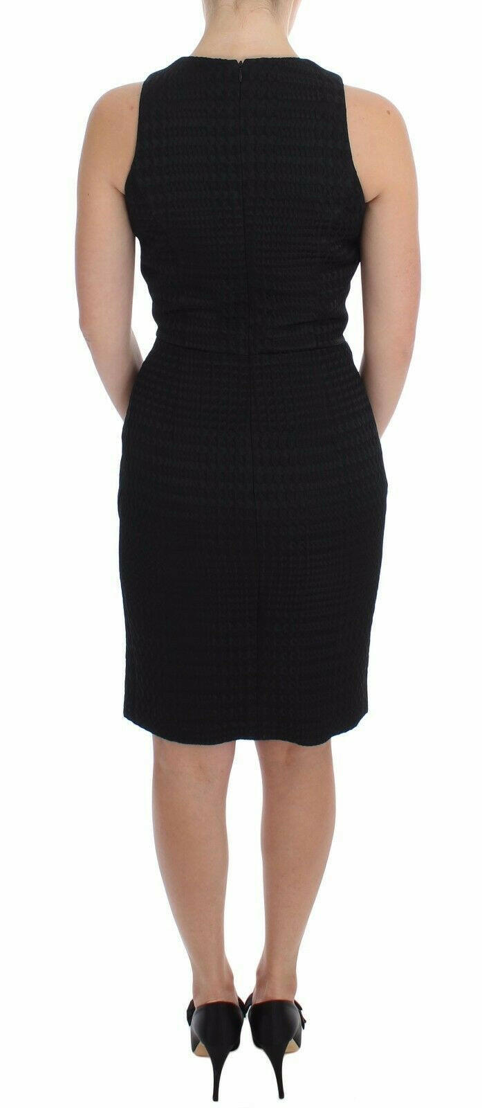 DAIZY SHELY Black Sheath Party Evening Knee Length Dress -   -  DAIZY SHELY.