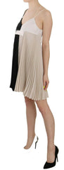 PINKO Black and White Mini Sleeve less A-line Princess Dress -   -  PINKO.