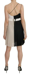 PINKO Black and White Mini Sleeve less A-line Princess Dress -   -  PINKO.