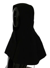 Dolce & Gabbana Black Wool Whole Head Hooded Scarf Hat -   -  Dolce & Gabbana.
