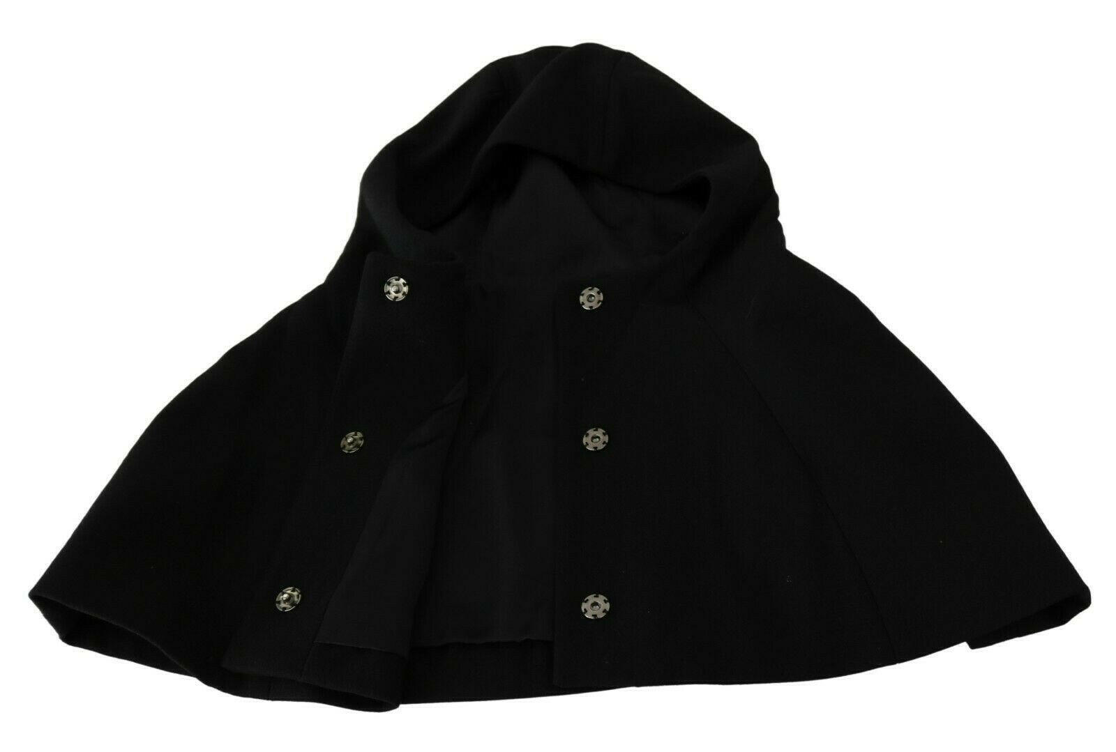 Dolce & Gabbana Black Wool Whole Head Hooded Scarf Hat -   -  Dolce & Gabbana.