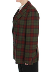 BENCIVENGA Green Wool Double Breasted Bordeaux -   -  BENCIVENGA.