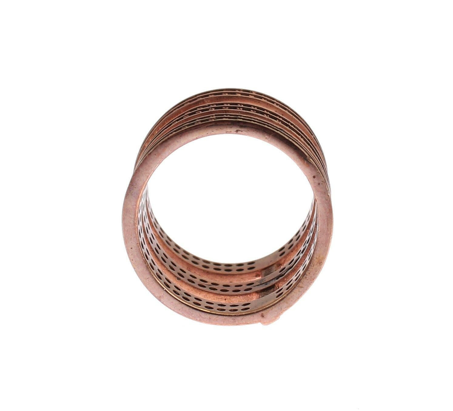 Nialaya Gold 925 Silver Clear CZ Pink Ring -   -  Nialaya.