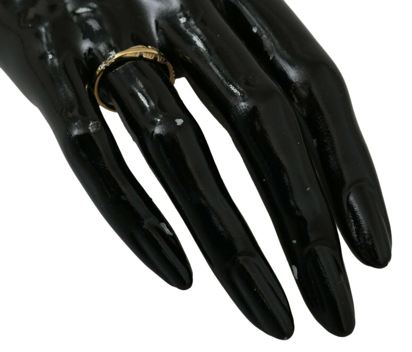 Nialaya Gold Feather Clear CZ 925 Silver Women -   -  Nialaya.