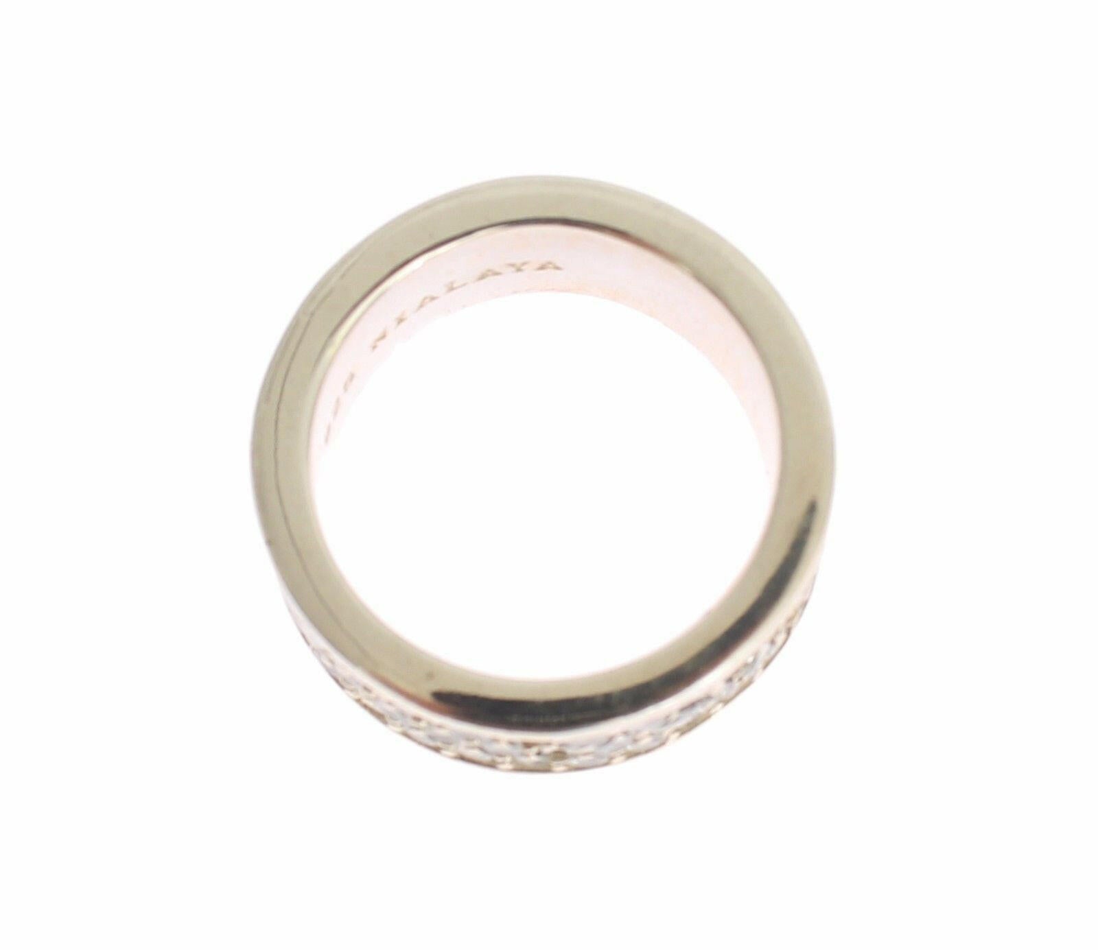 Nialaya Silver Womens CZ 925 Sterling Ring -   -  Nialaya.