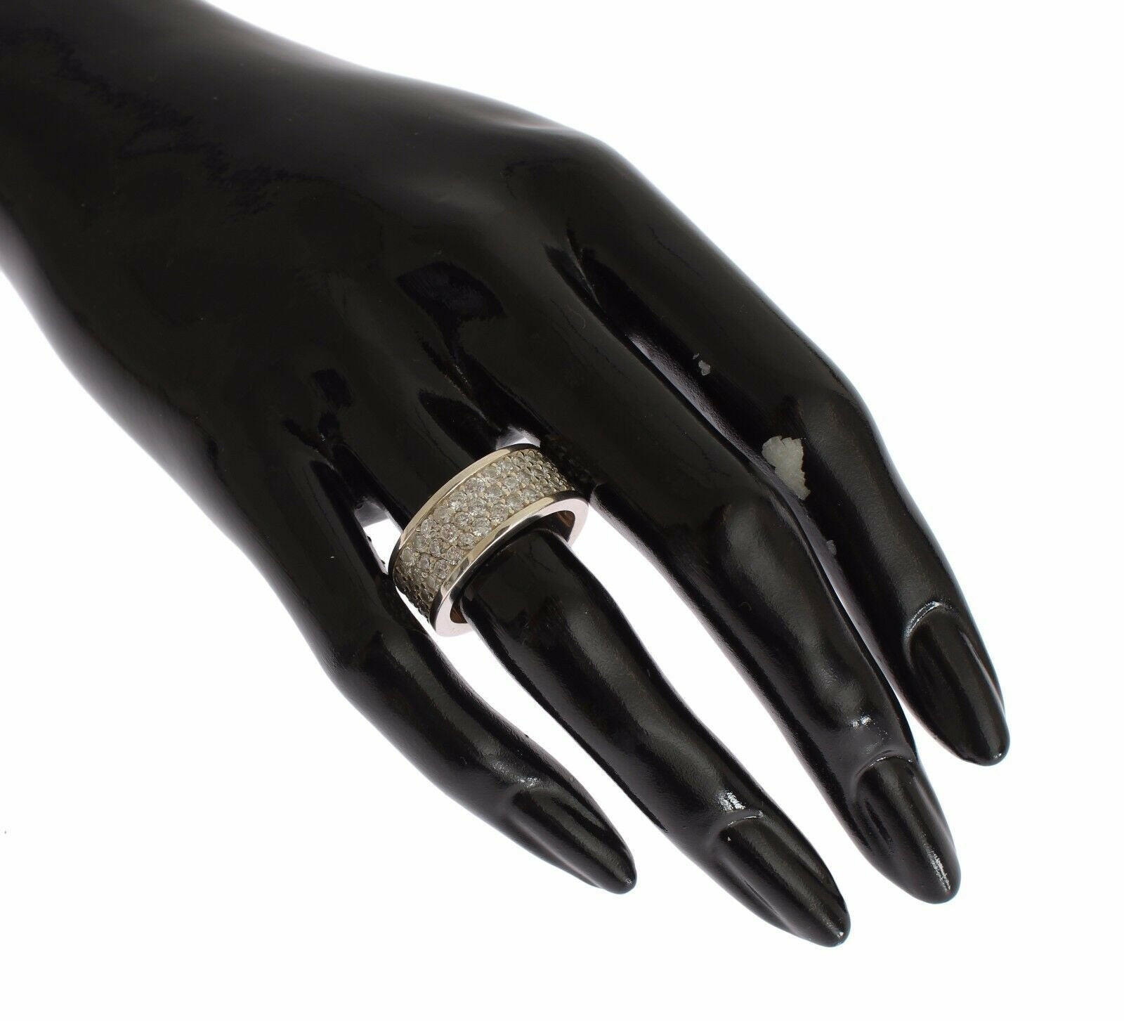 Nialaya Silver Womens CZ 925 Sterling Ring -   -  Nialaya.