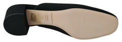 Dolce & Gabbana Black Grosgrain Slides Sandals Women Shoes -   -  Dolce & Gabbana.