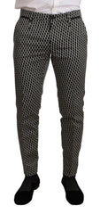 Dolce & Gabbana Black White Check 3 Piece Set MARTINI Suit -   -  Dolce & Gabbana.