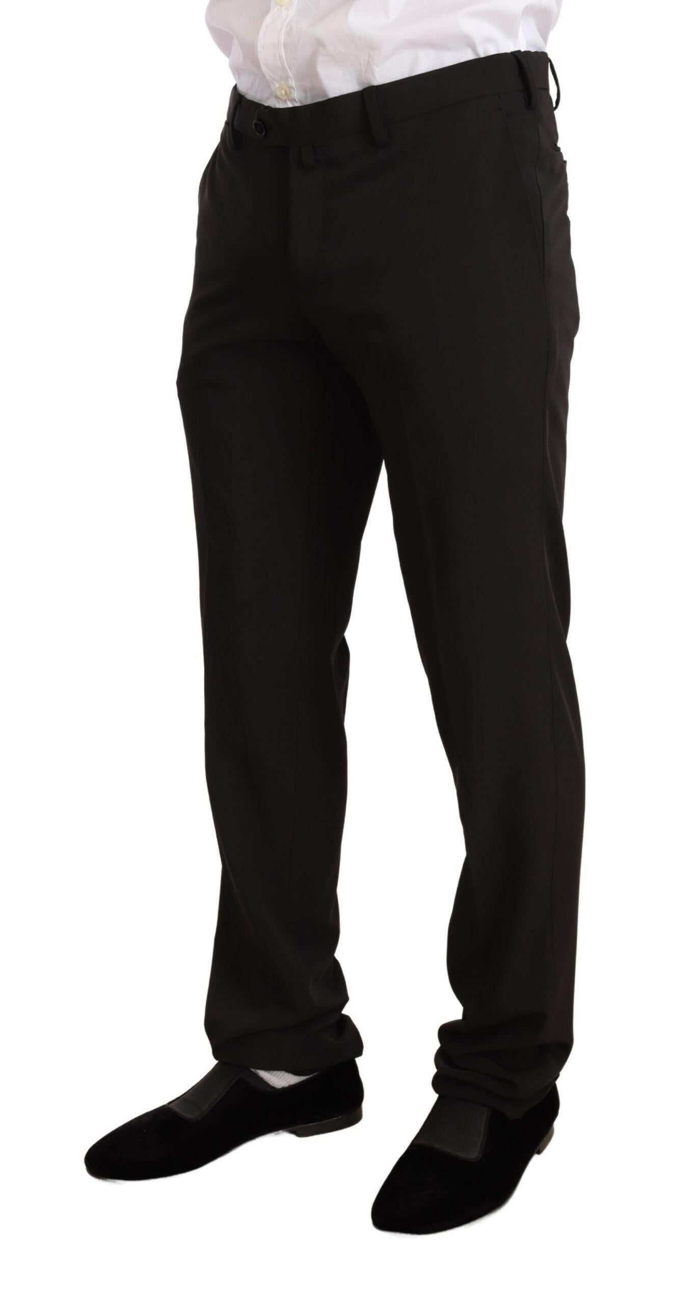 Domenico Tagliente Black Polyester Slim 2 Piece Set TAGLIENTE Suit -   -  Domenico Tagliente.