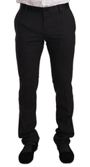 Dolce & Gabbana Blue Velvet Cotton Slim Fit Smoking Suit -   -  Dolce & Gabbana.