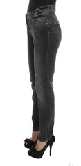 Ermanno Scervino Gray Wash Cotton Blend Stretch Jeans Pants -   -  Ermanno Scervino.