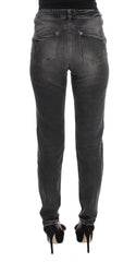 Ermanno Scervino Gray Wash Cotton Blend Stretch Jeans Pants -   -  Ermanno Scervino.