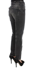 Ermanno Scervino Gray Wash Cotton Blend Stretch Jeans Pants -   -  Ermanno Scervino.
