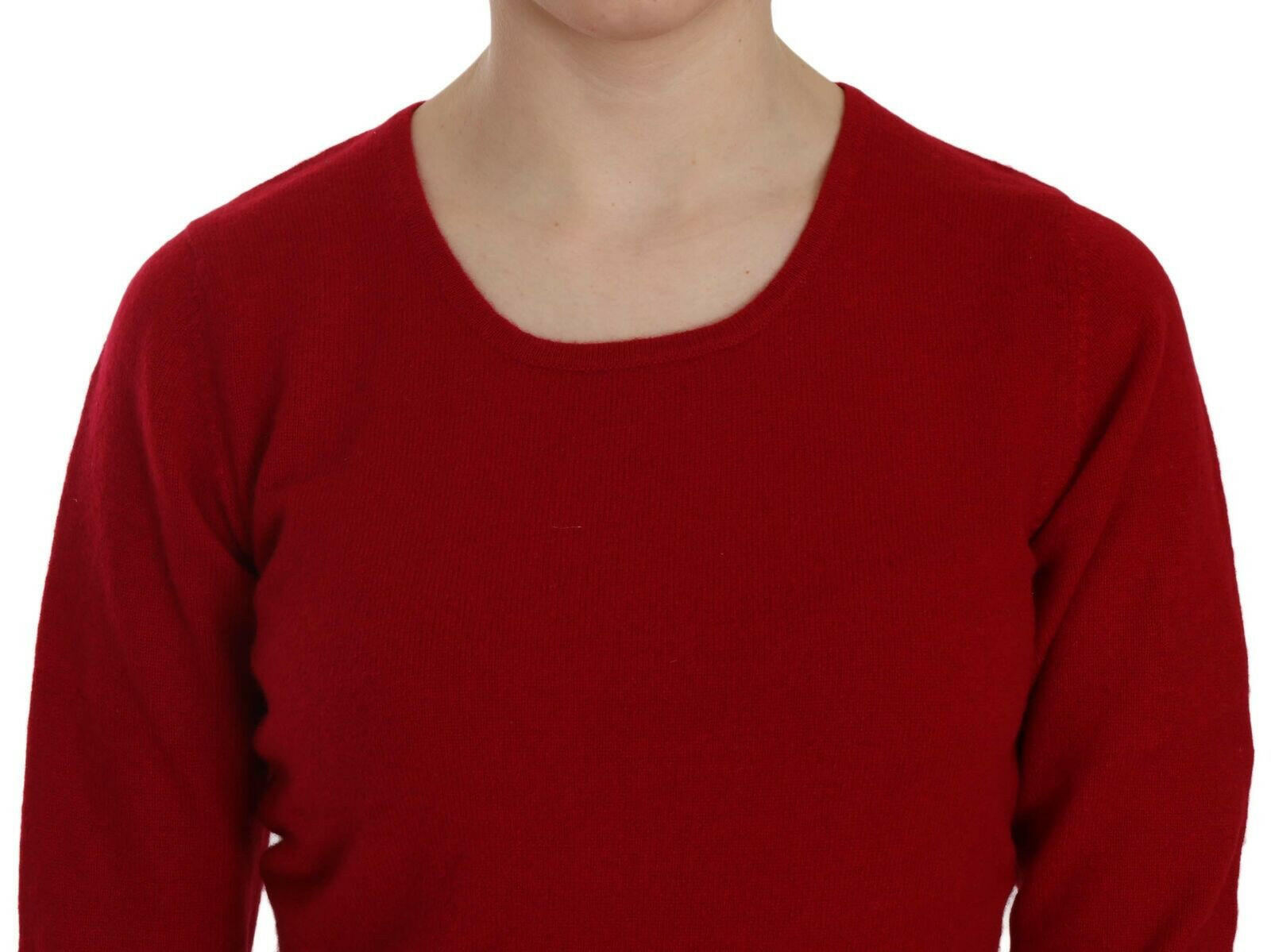 MILA SCHÖN Red Round Neck Pullover Cashmere Sweater -   -  MILA SCHÖN.