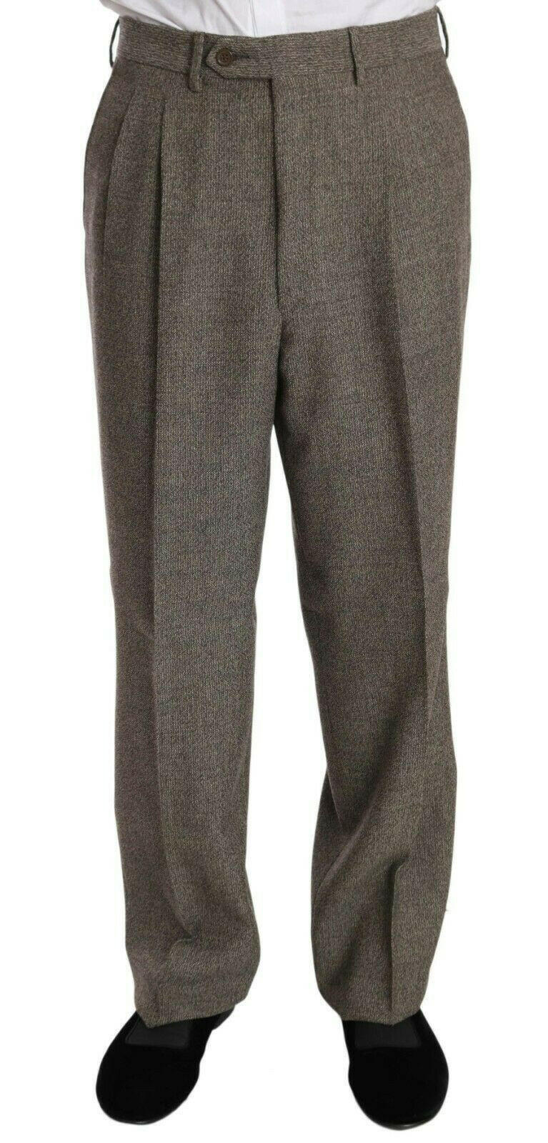 Fendi Brown Wool Regular Single  Breasted Suit -   -  Fendi.
