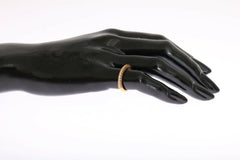 Nialaya Gold Authentic Womens Clear CZ Gold 925 Silver Ring -   -  Nialaya.