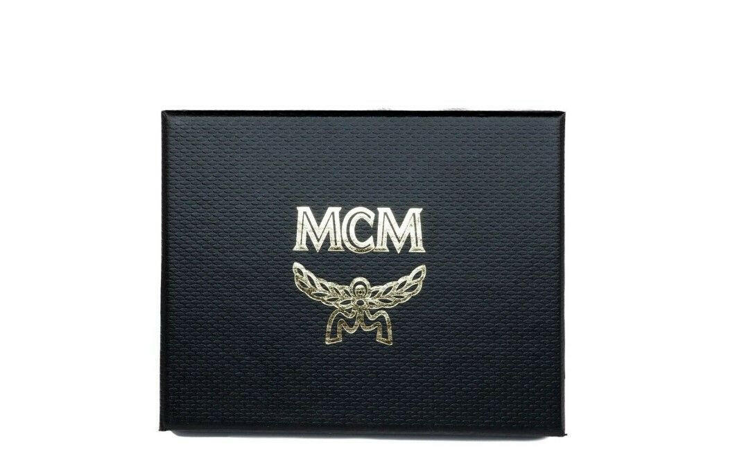 MCM Spectrum Diamond Mini Neon Yellow Visetos Leather Card Case Holder Wallet -  Leather Card Holder for Men -  MCM.