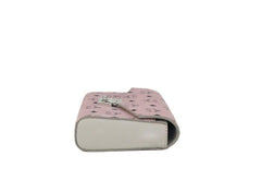 MCM Medium Soft Pink Signature Diamond Logo Leather Clutch Crossbody Handbag -   -  MCM.