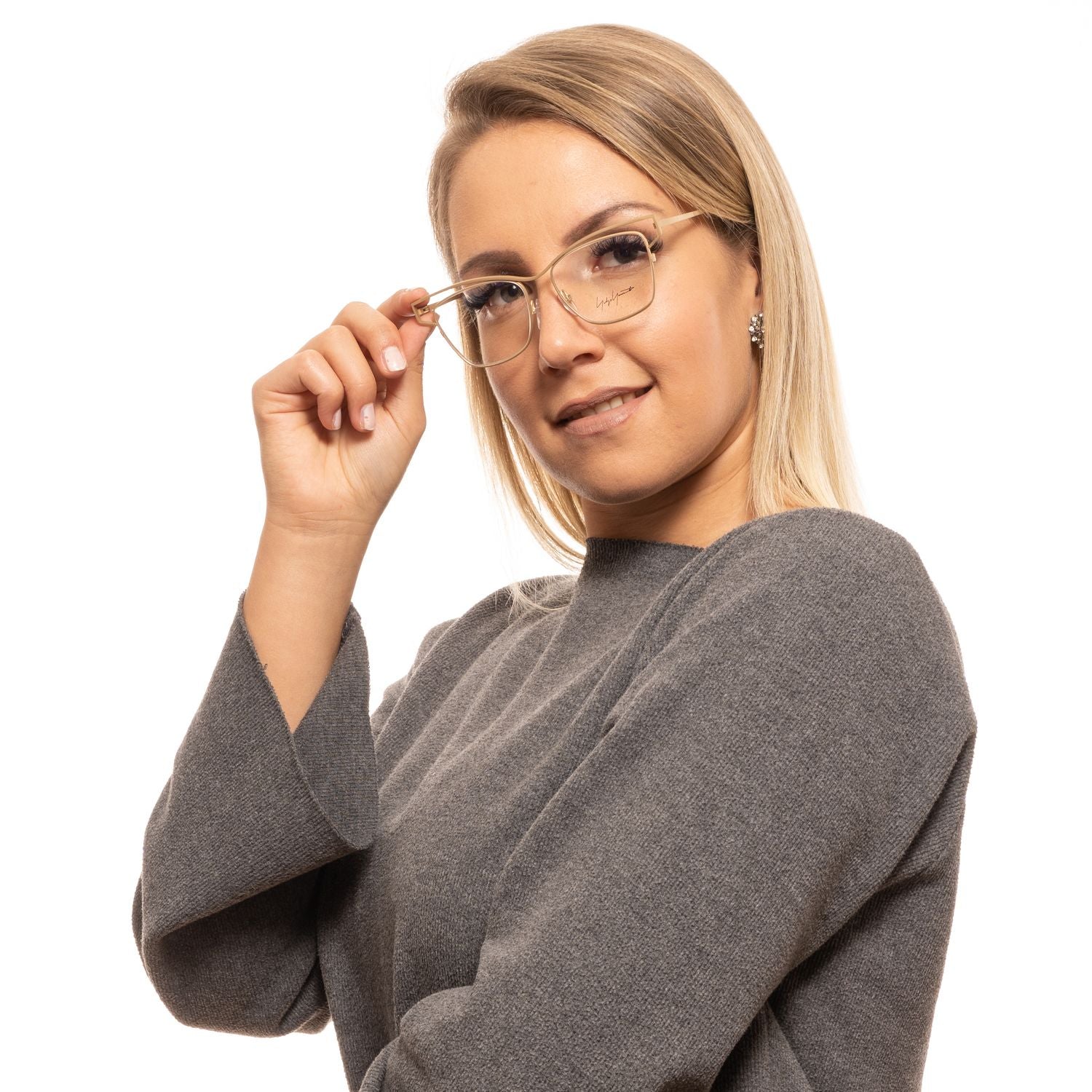 Yohji Yamamoto Gold Women Glasses Frame -   -  Yohji Yamamoto.