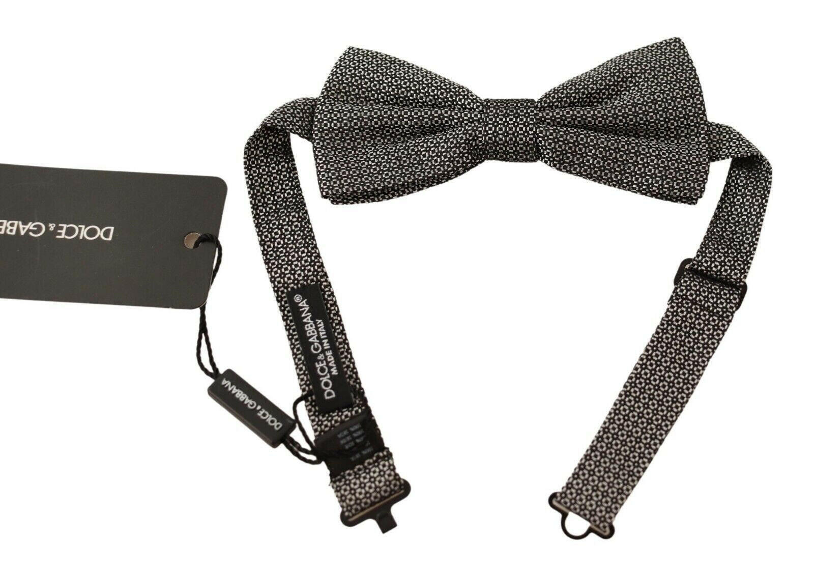 Dolce & Gabbana Multicolor Patterned Adjustable Neck Papillon Bow Tie -  Neckties, Men -  Dolce & Gabbana.