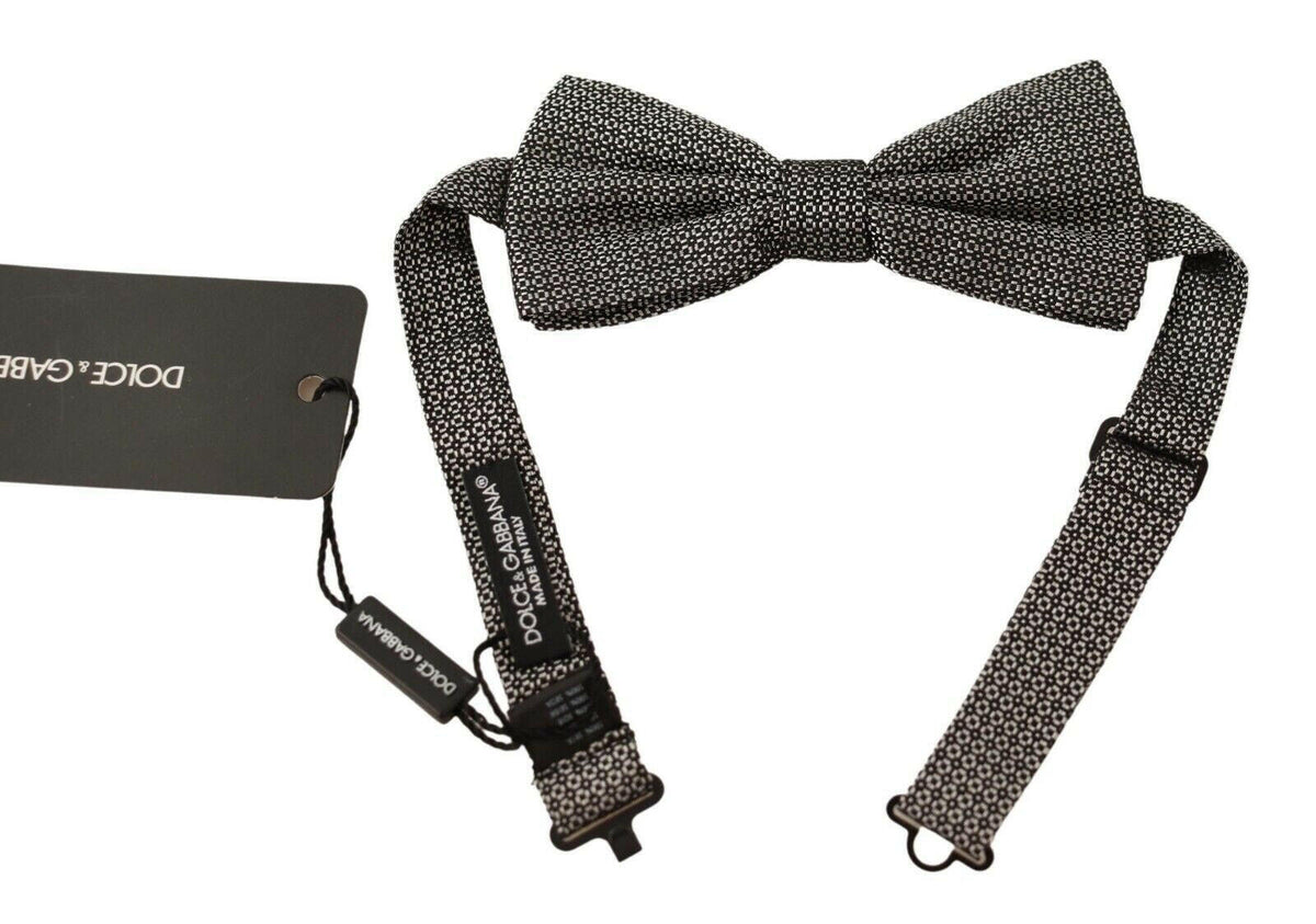 Dolce & Gabbana Multicolor Patterned Adjustable Neck Papillon Bow Tie -  Neckties, Men -  Dolce & Gabbana.