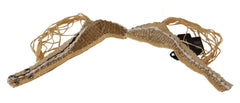 Dolce & Gabbana Beige Straw Raffia Woven Crochet Cover Up Top -   -  Dolce & Gabbana.