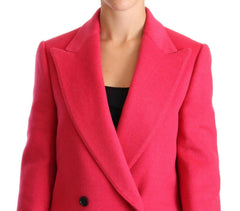 Dolce & Gabbana Pink Double Breasted Trenchcoat Jacket -   -  Dolce & Gabbana.