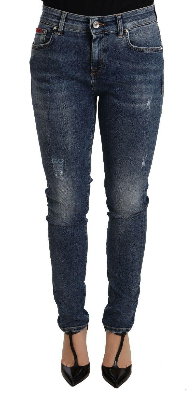 Dolce & Gabbana Blue Wash Skinny Denim Cotton Stretch Jeans -   -  Dolce & Gabbana.