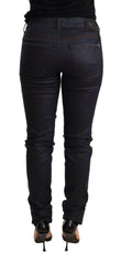 Ermanno Scervino Blue Low Waist Skinny Slim Trouser Cotton  Jeans -   -  Ermanno Scervino.