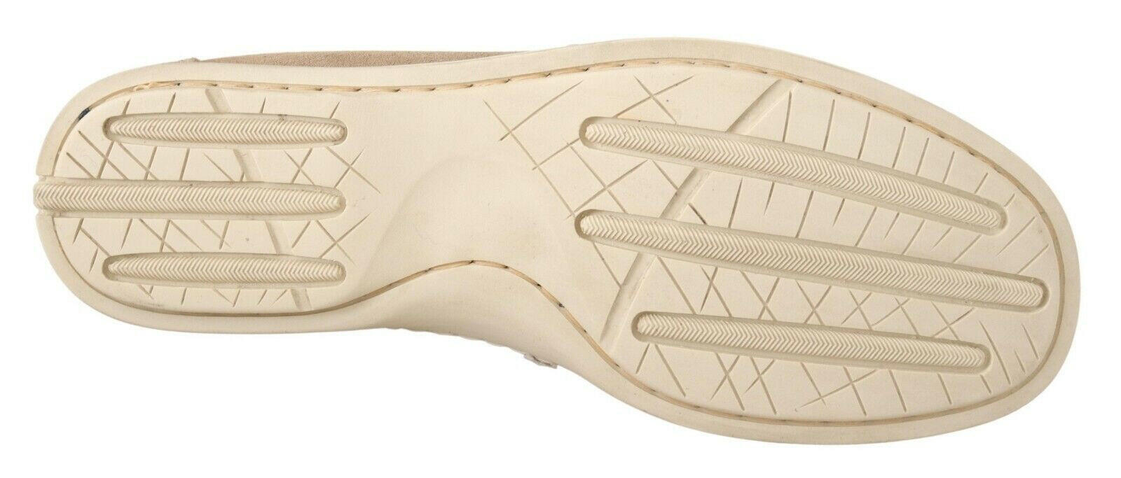 Pollini Beige Suede Low Top Mocassin Loafers Casual Men Shoes -   -  Pollini.
