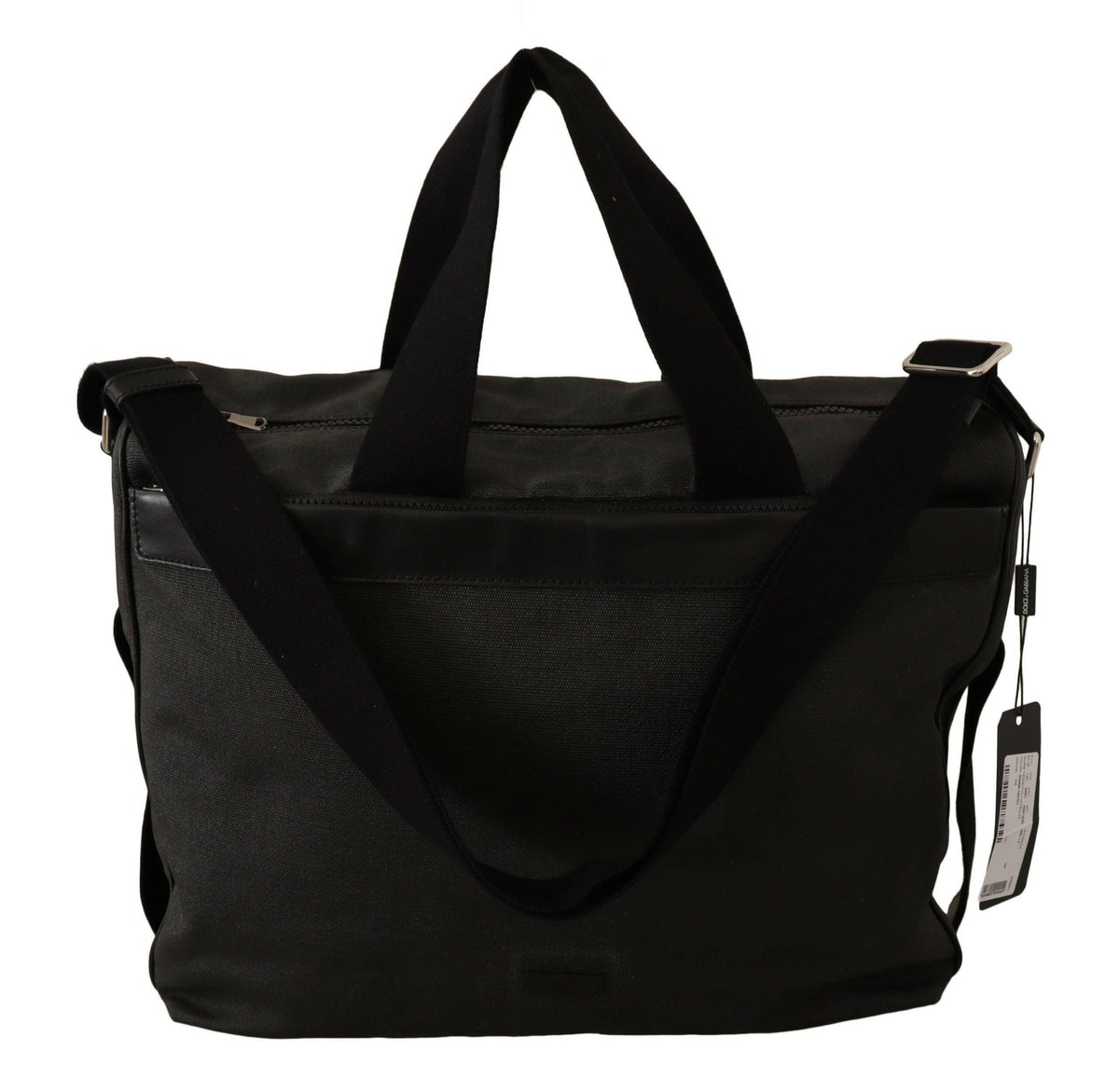 Dolce & Gabbana Black Denim Leather Shoulder Strap Messenger Bag -  Handbag for Men -  Dolce & Gabbana.