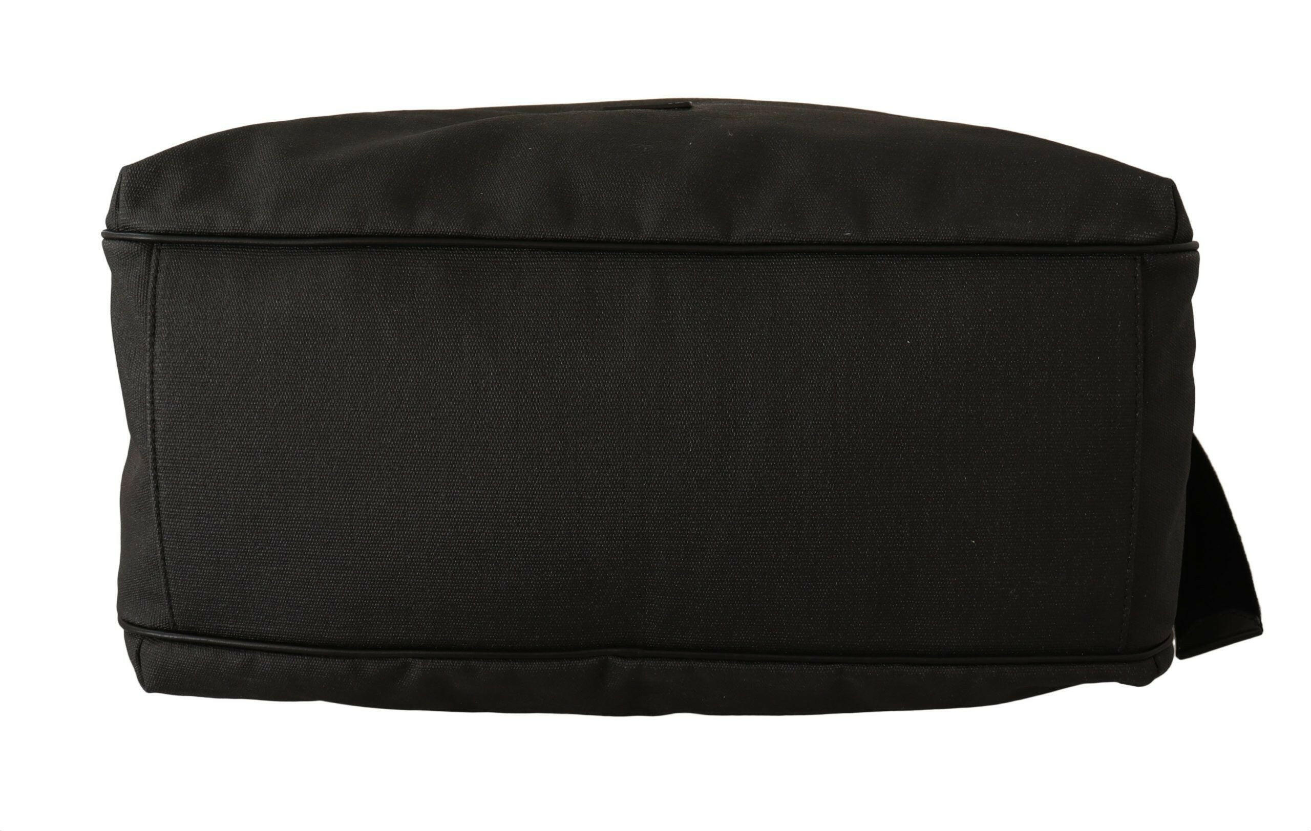 Dolce & Gabbana Black Denim Leather Shoulder Strap Messenger Bag -  Handbag for Men -  Dolce & Gabbana.