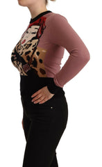 Dolce & Gabbana Pink Cashmere Crewneck Sartoria Pullover Sweater -   -  Dolce & Gabbana.