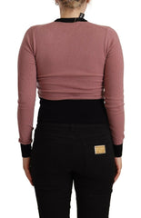Dolce & Gabbana Pink Cashmere Crewneck Sartoria Pullover Sweater -   -  Dolce & Gabbana.