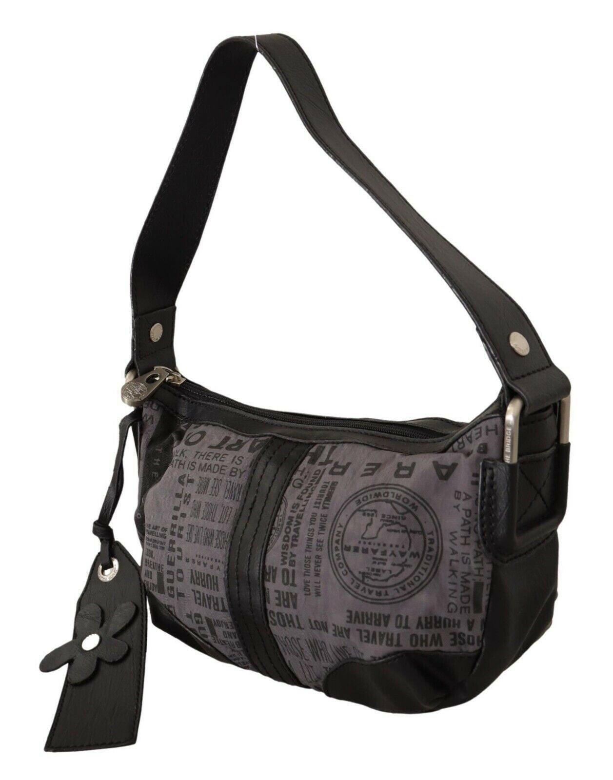 WAYFARER Gray Printed Handbag Shoulder Purse Fabric Bag -  Luxury Shoulder Bag for Women -  WAYFARER.