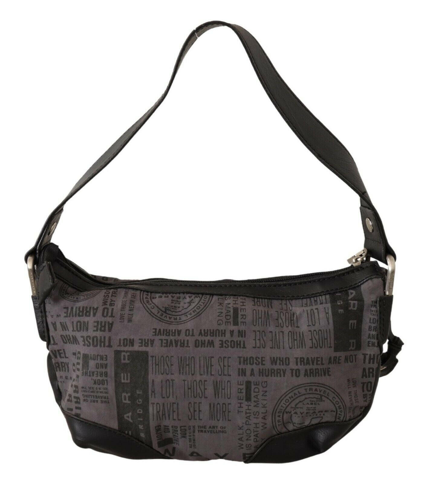 WAYFARER Gray Printed Handbag Shoulder Purse Fabric Bag -  Luxury Shoulder Bag for Women -  WAYFARER.