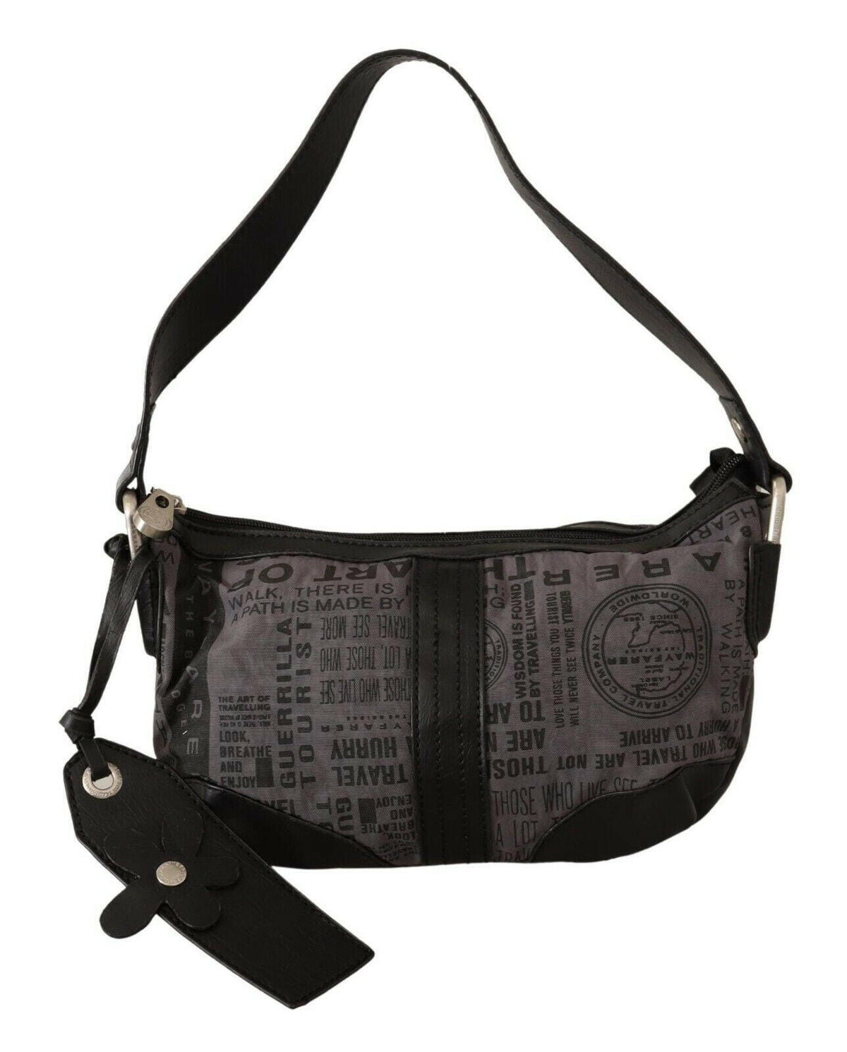WAYFARER Gray Printed Handbag Shoulder Purse Fabric Bag -  Luxury Shoulder Bag for Women -  WAYFARER.