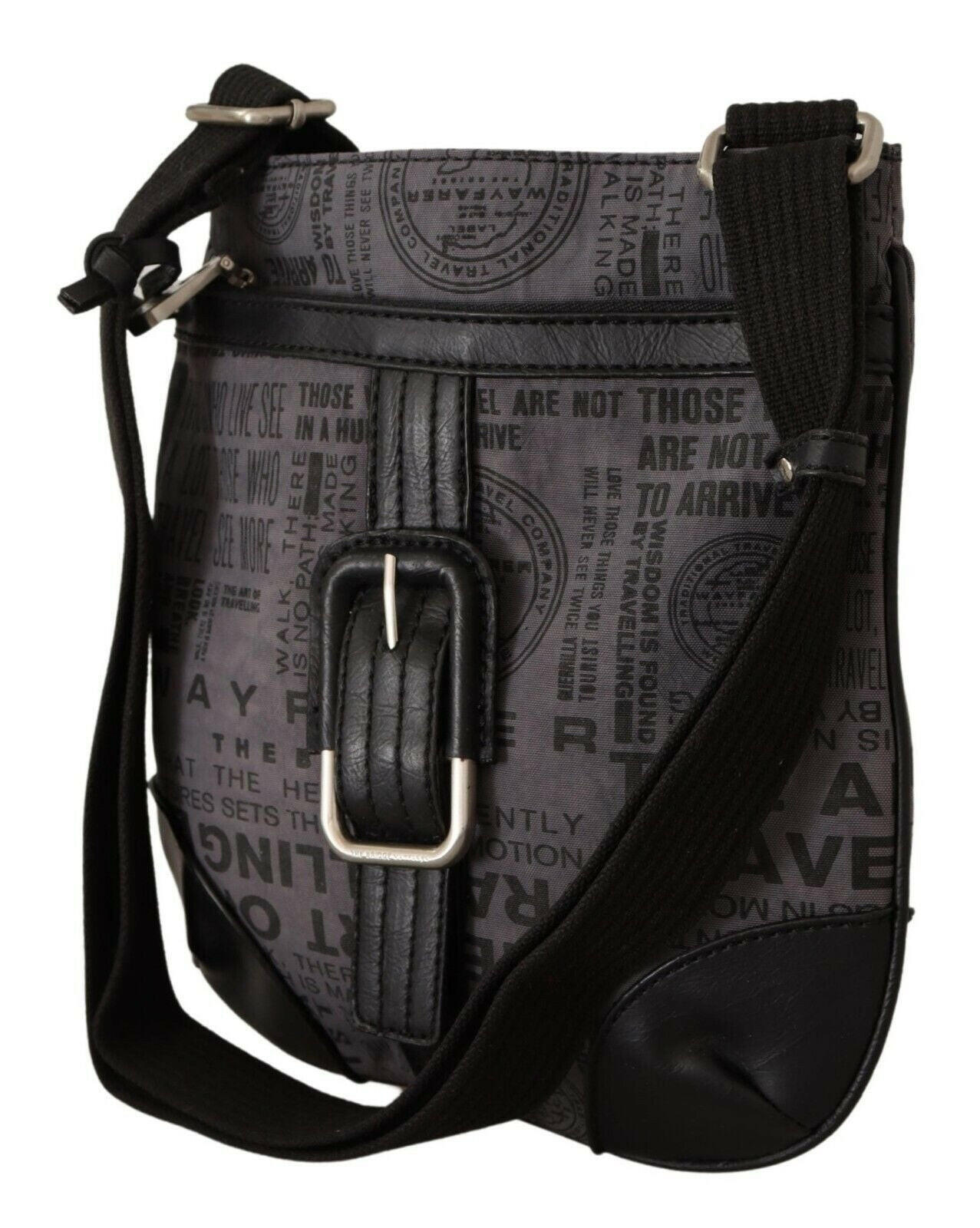 WAYFARER Gray Printed Logo Shoulder Crossbody Purse Bag -  Luxury Cross Body Bag for Women -  WAYFARER.