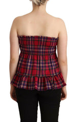 CAMPO DI FRAGOLE Multicolor Chekered Sleevelesss Tank Top -   -  CAMPO DI FRAGOLE.