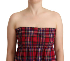 CAMPO DI FRAGOLE Multicolor Chekered Sleevelesss Tank Top -   -  CAMPO DI FRAGOLE.