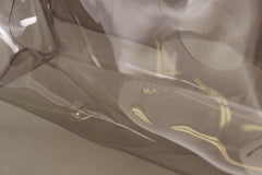 PINKO Black Clear Plastic Transparent Pouch Purse Clutch Bag -   -  PINKO.