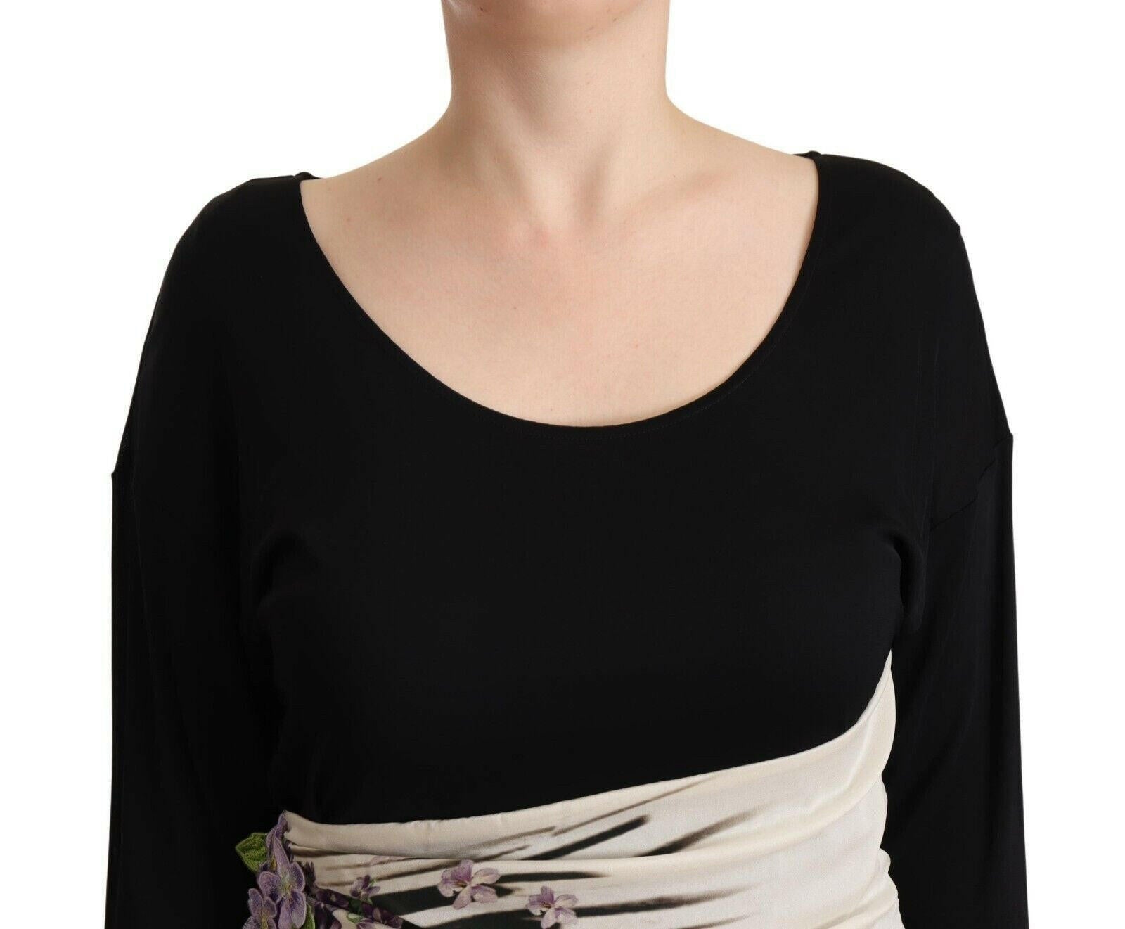 Roberto Cavalli Black Silver Sheath Knee Length Dress -   -  Roberto Cavalli.