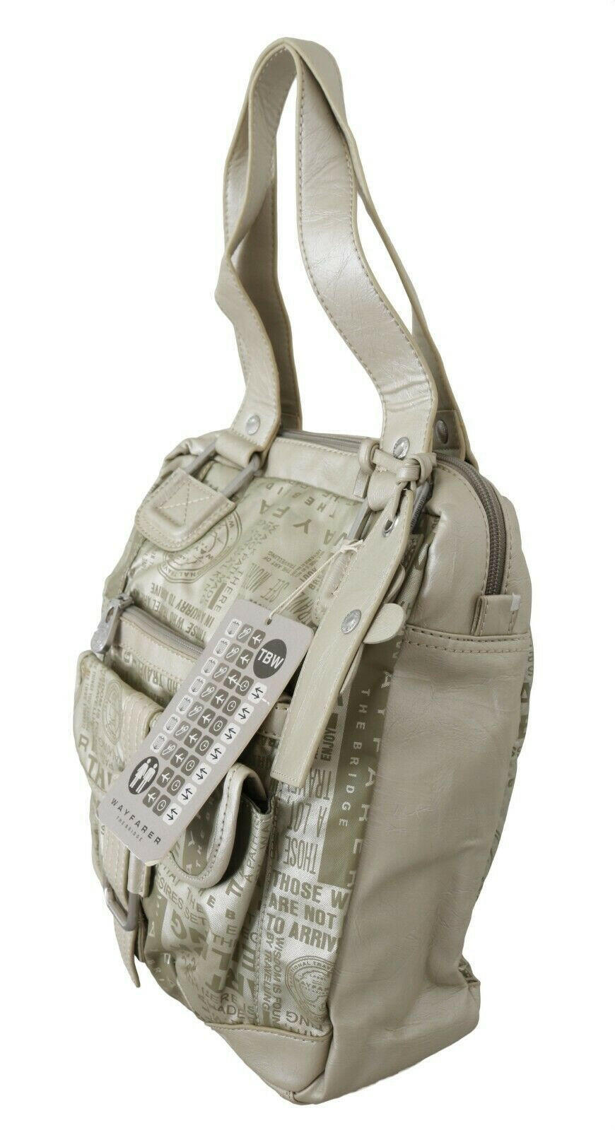 WAYFARER White Printed Handbag Shoulder Fabric Purse -  Luxury Shoulder Bag for Women -  WAYFARER.