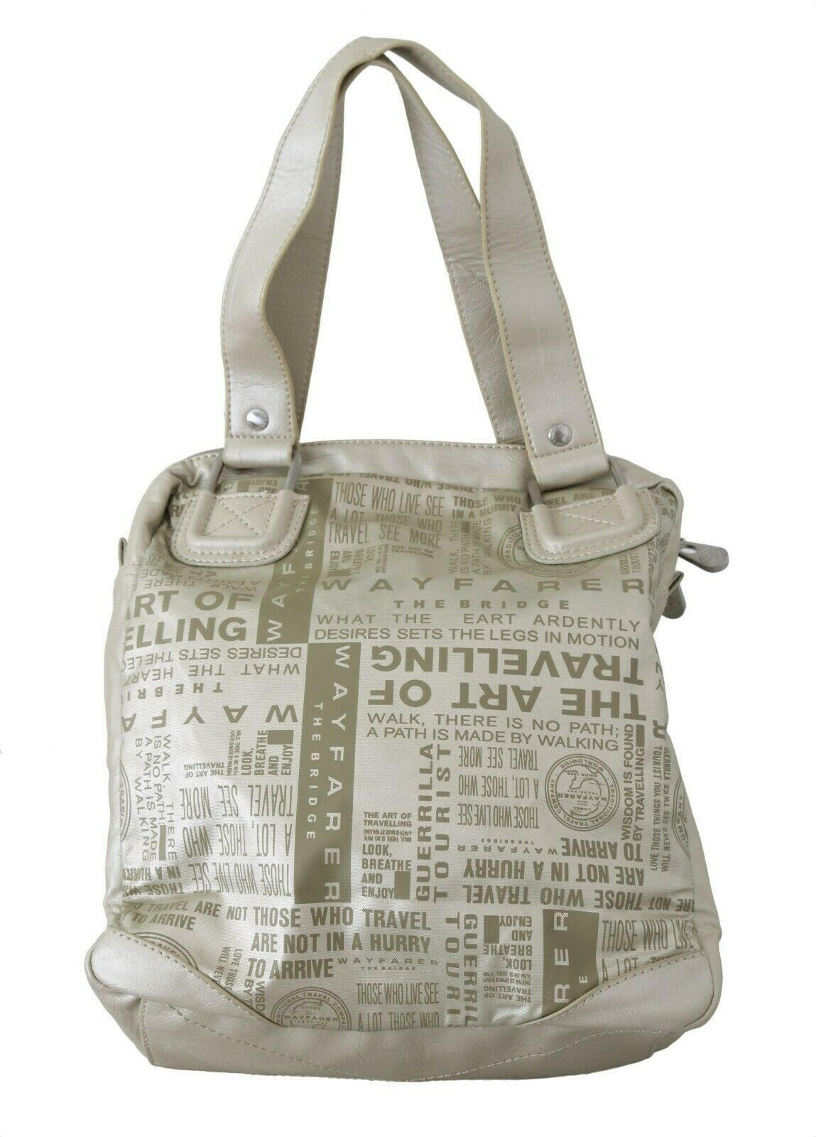 WAYFARER White Printed Handbag Shoulder Fabric Purse -  Luxury Shoulder Bag for Women -  WAYFARER.
