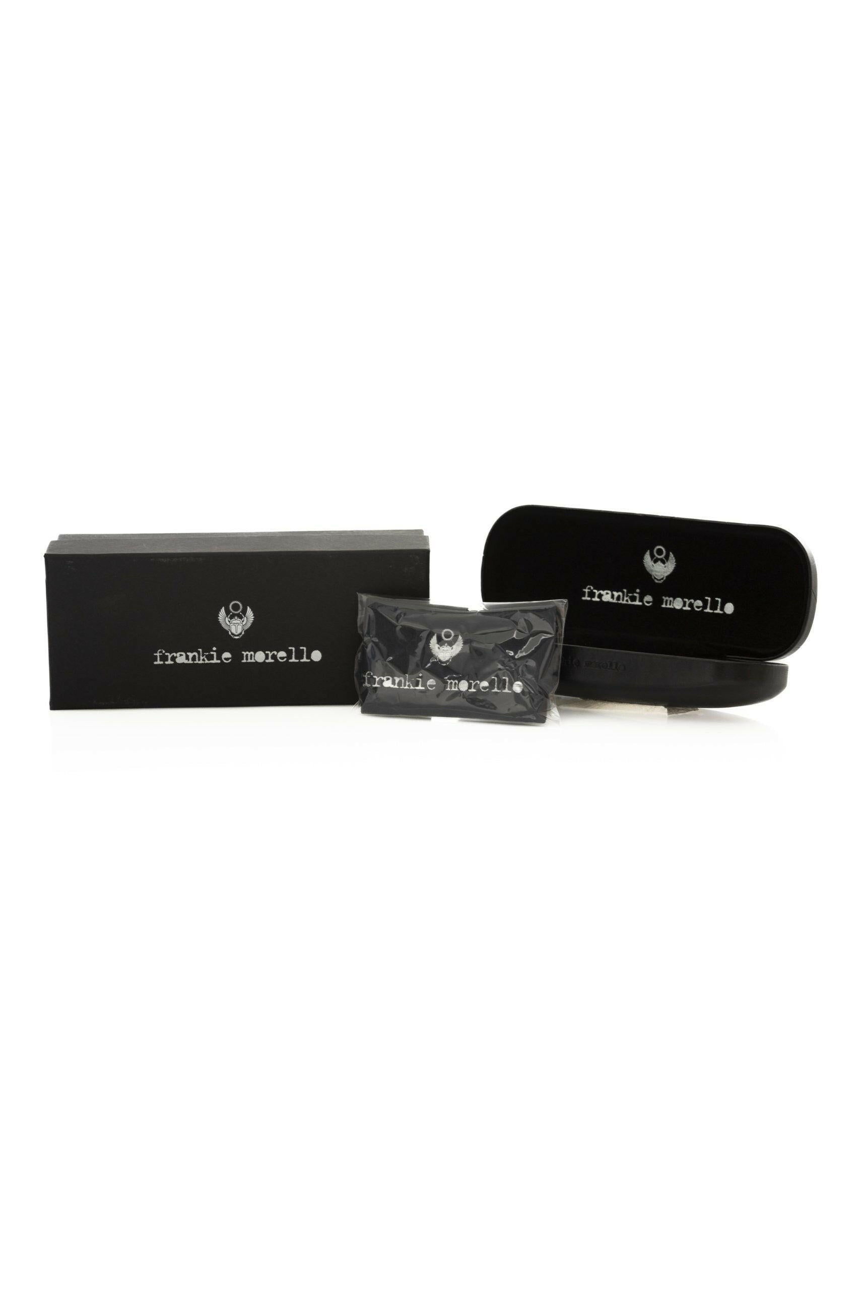 Frankie Morello Silver Metallic Fiber Men's Sunglass -   -  Frankie Morello.