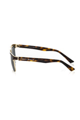 Frankie Morello Brown Metallic Fiber Men's Sunglass -   -  Frankie Morello.