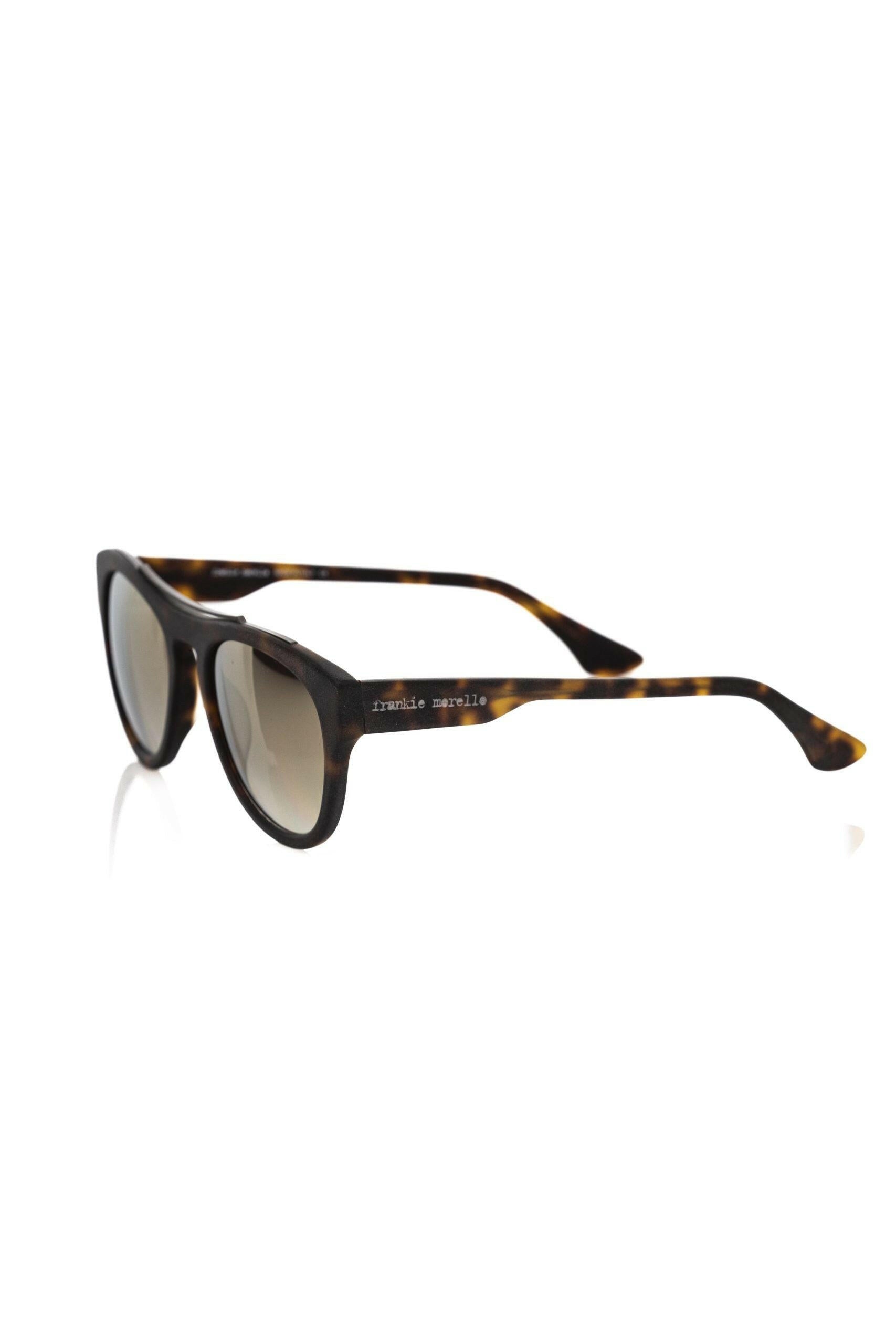 Frankie Morello Brown Acetate Men Sunglasses -   -  Frankie Morello.